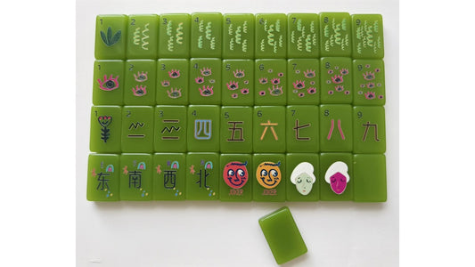 Spa Day American Mahjong Tile Set | Avocado Green