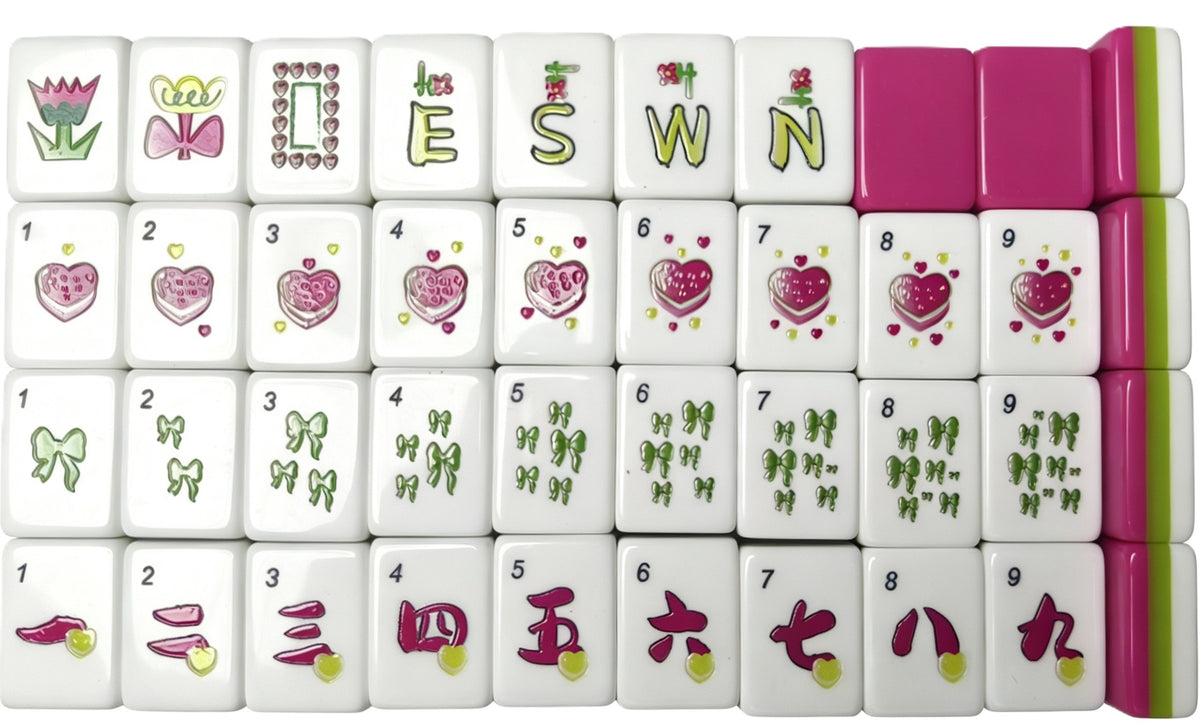 Love and Luck Mahjong Tile Set